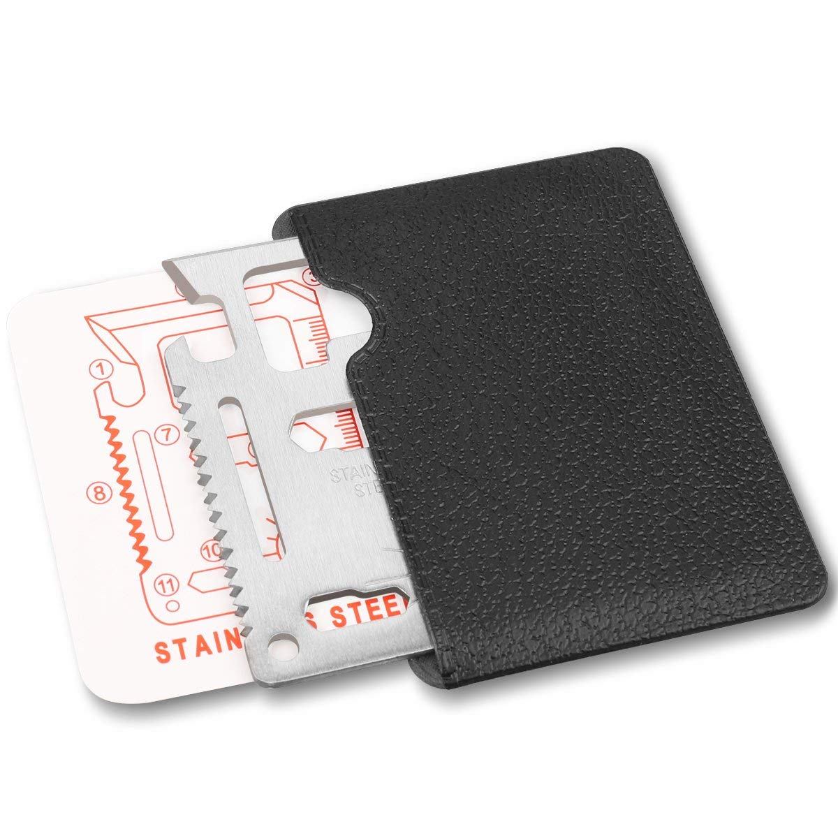 11 in 1 Multi Tool Credit Card Survival Tool (2 Pack)