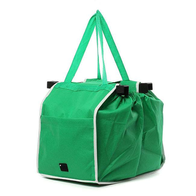 Grab Bag - Reusable Clip-To-Cart Shopping Bag ( set of 2 )